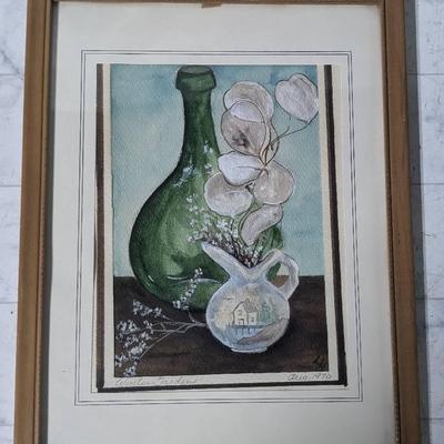 Winter Jarden Signed Watercolor