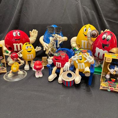 M&M Candy Dispenser Collection 10 Items