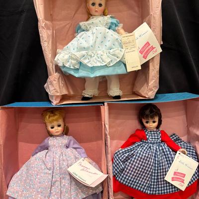 Madame Alexander Dolls Little Women Collection Meg/Jo/Amy