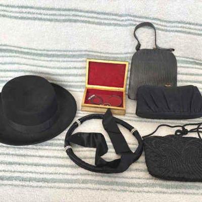 Felt hat vintage handbags and more