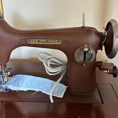 Westinghouse new home sewing machine and table