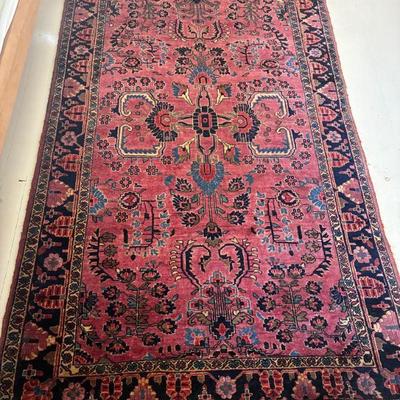 Vintage persian wool rug 49x80in