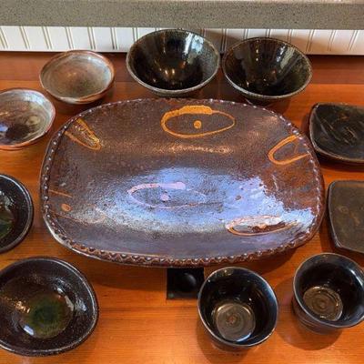 Stoneware pottery assortment 2