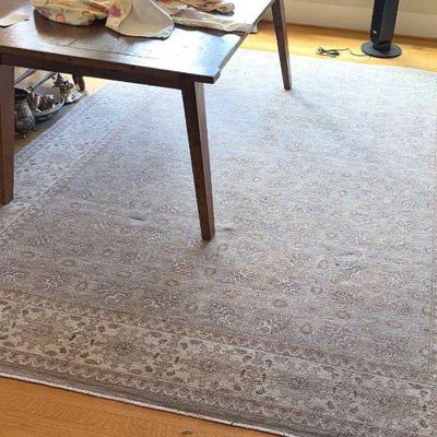 Wool turkish oushak rug