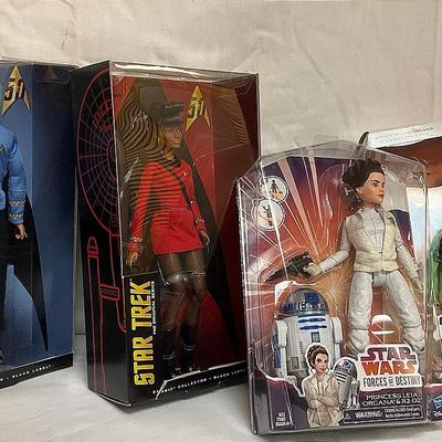 Star Wars And Star Trek Figures Barbie