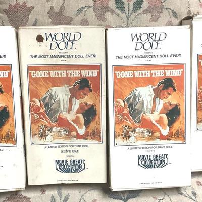 Four Gone With The Wind World Dolls Figures RARE