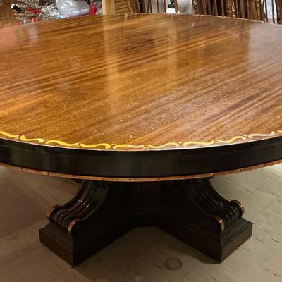 Large Round Pedestal Dining Table