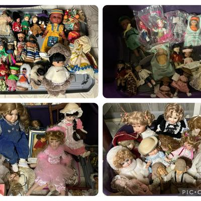 Assorted Collectible Dolls