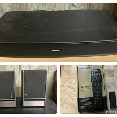 Bose Solo TV Sound System, 2 141 Speakers, Remotes