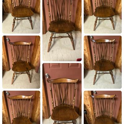 8 Nichols & Stone Windsor Chairs