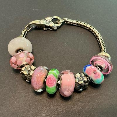 Sterling Troll Bead Bracelet (AR17)