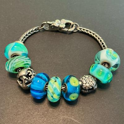 Sterling Troll Bead Bracelet (AR18)