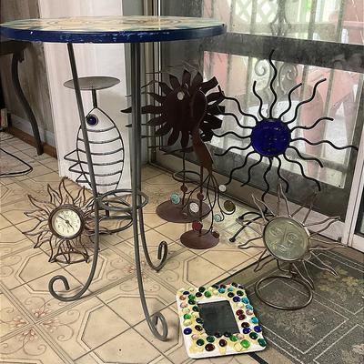 Nice Assorted Metals And Table