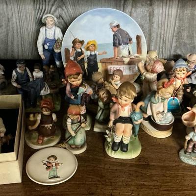 Collectible Ceramic Figures incl. Goebel, Hummel, Homco, & More
