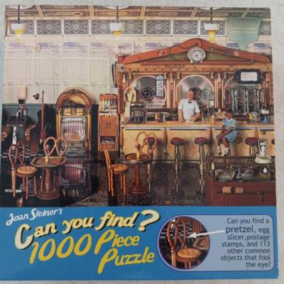 Vintage 2005 Ceaco Joan Steiner's "Sweet Shop" 1000-Piece (27" x 20") Can You Find? Puzzle #3316-6