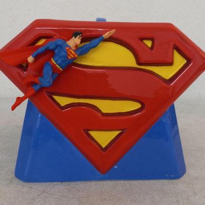 Vandor Limited Edition Superman "S" Cookie Jar - 8" - In Box