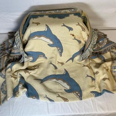 Dolphin Design Blanket