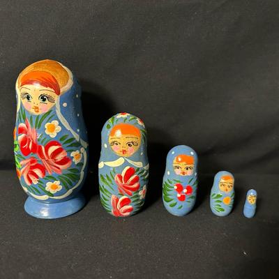 Vintage Russian Nesting Dolls