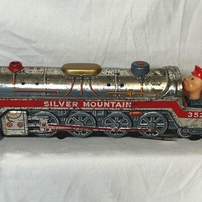 VintageSilver Mountain Train 