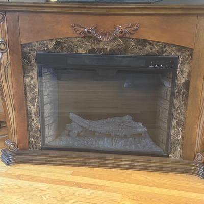 Ornate Electric Fireplace 