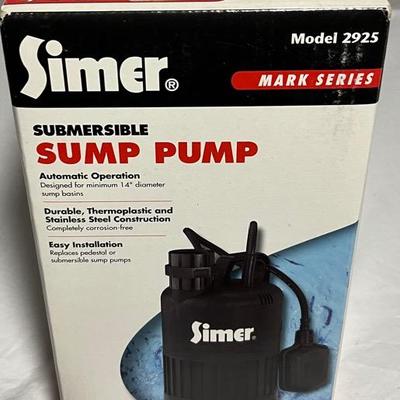 Submersible Sump Pump