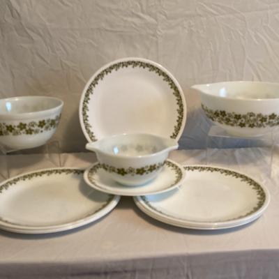 Corelle  Dishes  & Pyrex Bowls 