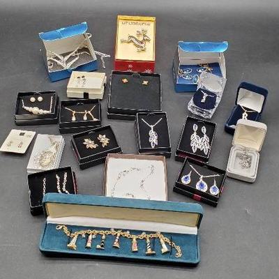 Collection Of Boxed Costume Jewelry Pieces 