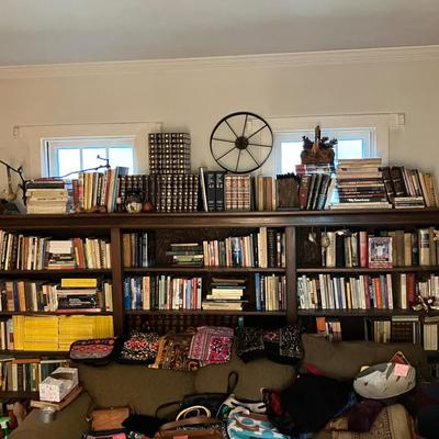 Large Bookcase (12 Ft Long - See Comments)
