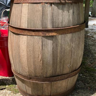2 Ft Wooden Barrel