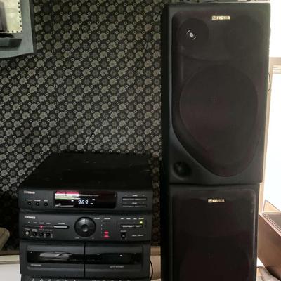 1994 Fisher TAD-M12 Stereo System and 2 Fisher STM-12 Bookshelf Speakers