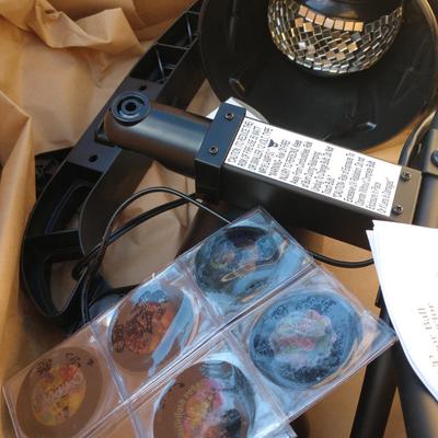 EZ-UP Light show Mirror Ball Moving Image Projector