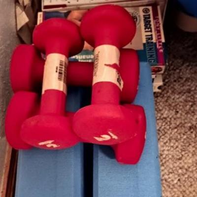 Exercise Ball and Weights