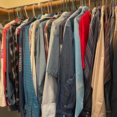 Clothing galore like wrangles 