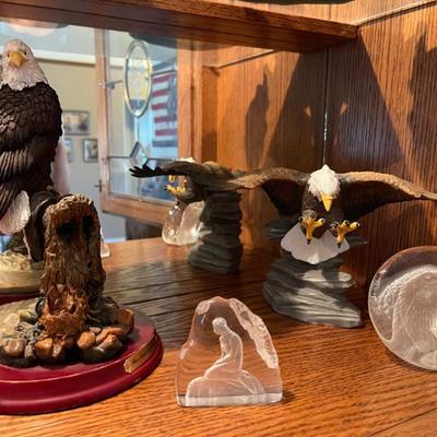 Bird sculptures 