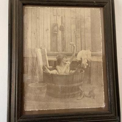 Funny bath art 