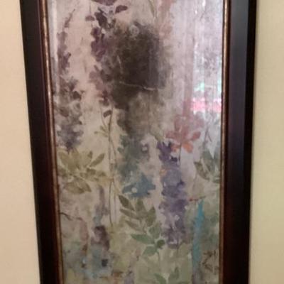 Painting purple florals