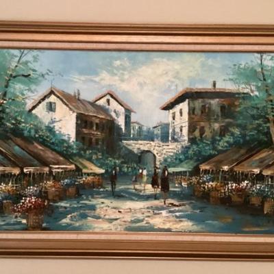 Painting floral shop