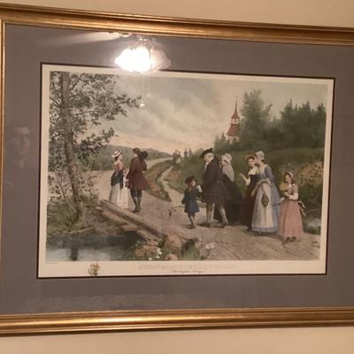Sale Photo Thumbnail #105: Painting strolling along
