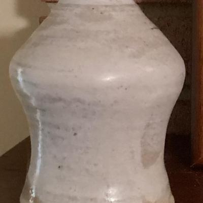 Vase white ceramic