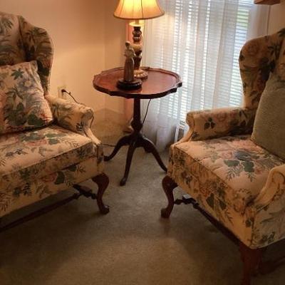 Sale Photo Thumbnail #173: Wingback chairs set of 2