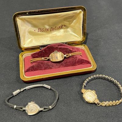 True Vintage 40s-50s Watches ~ Ft. Elgin & Bulova 