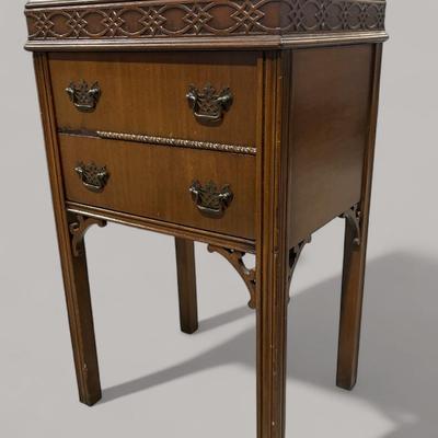 Vintage Side Table/Sewing Side Table 