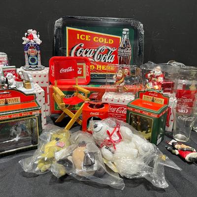 Vintage Holiday Coca-Cola Collection including Cavanaghs + Kurt Adler