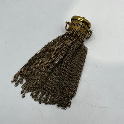 Antique Victorian Expandable Chainlink Mesh Purse 