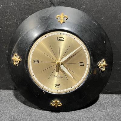 Seth Thomas Bathette MCM Wall Clock (Not Tested - Needs Batteries)