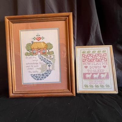 Cross Stitch Pair