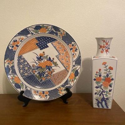 Plate And Vase