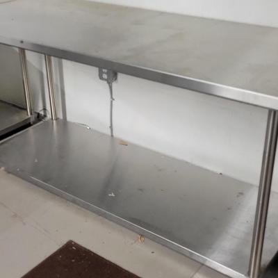 Stainless Steel Worktable #1 with Bottom Shelf