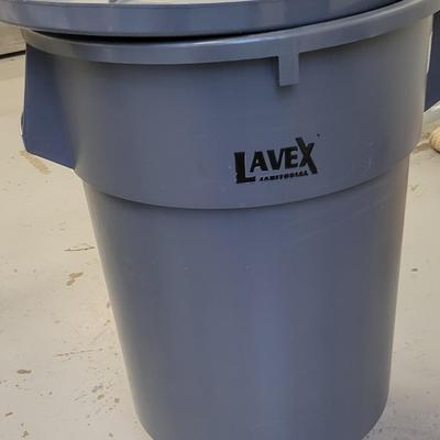 Laval Large Rolling Trashcan
