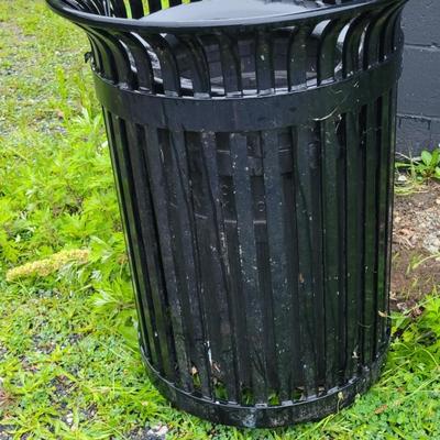 Victor Stanley Outdoor Trashcan